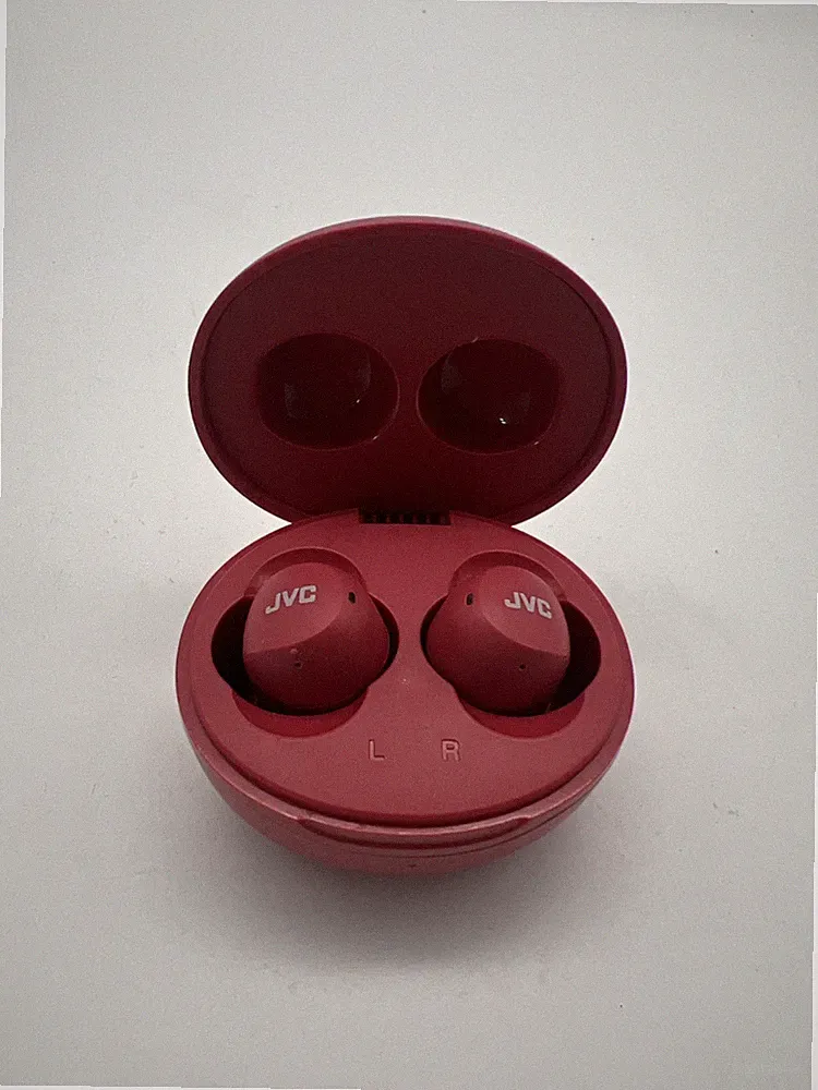JVC Gumy Mini Bluetooth In-Ear Kopfhörer HA-Z66T-R IPX4 Sport Rot 23h Akku