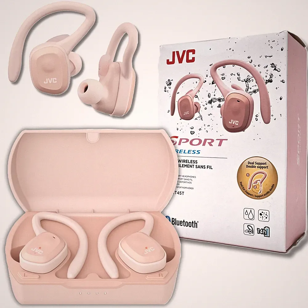 JVC HA-ET45TPU Wireless Sport-Kopfhörer Pink/Rose