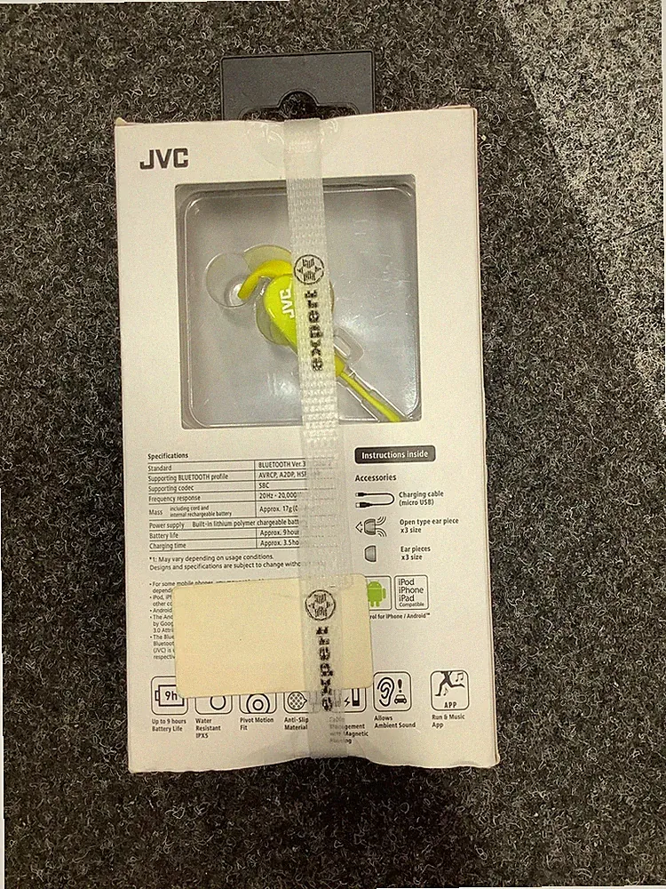 JVC HA-ET50BT-Y-E gelb In-Ear Kopfhörer - Wie neu 1#18751463