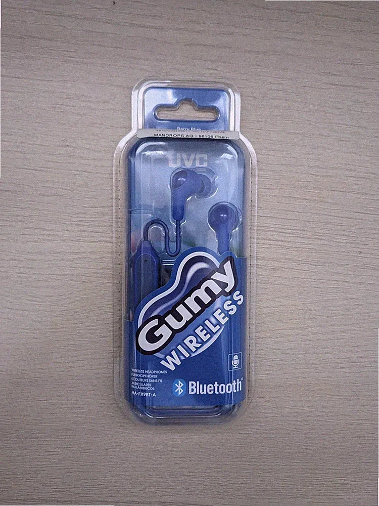 JVC HA-FX9BT-E In-Ear Kopfhörer Gummy Wireless Blau