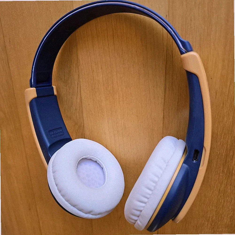 JVC HA-KD10W Bluetooth Kopfhörer für Kinder in blau/gelb quasi unbenutzt
