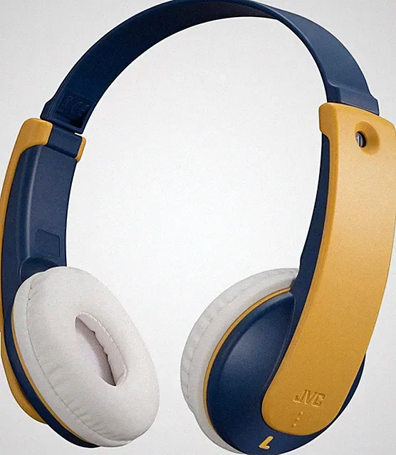 JVC HA-KD10W Kabellose Tinyphones für Kinder - Gelb/Blau