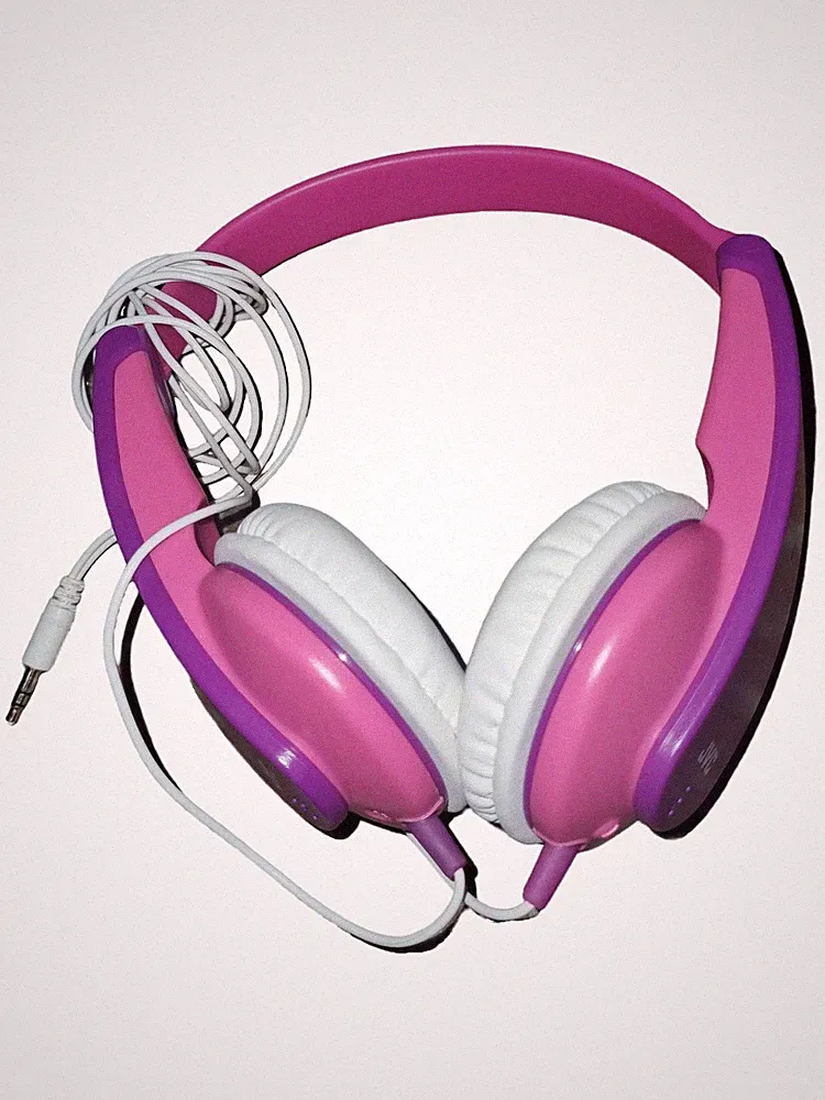 JVC HA-KD5 Kinder Kopfhörer On-Ear Rosa Lila Weiß kabelgebunden