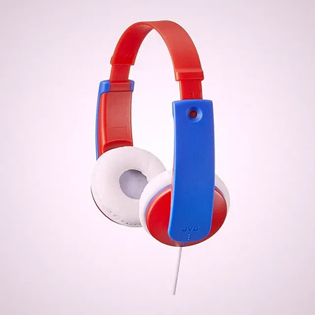 JVC HA-KD7-Z-E Kinderkopfhörer Rot und Blau