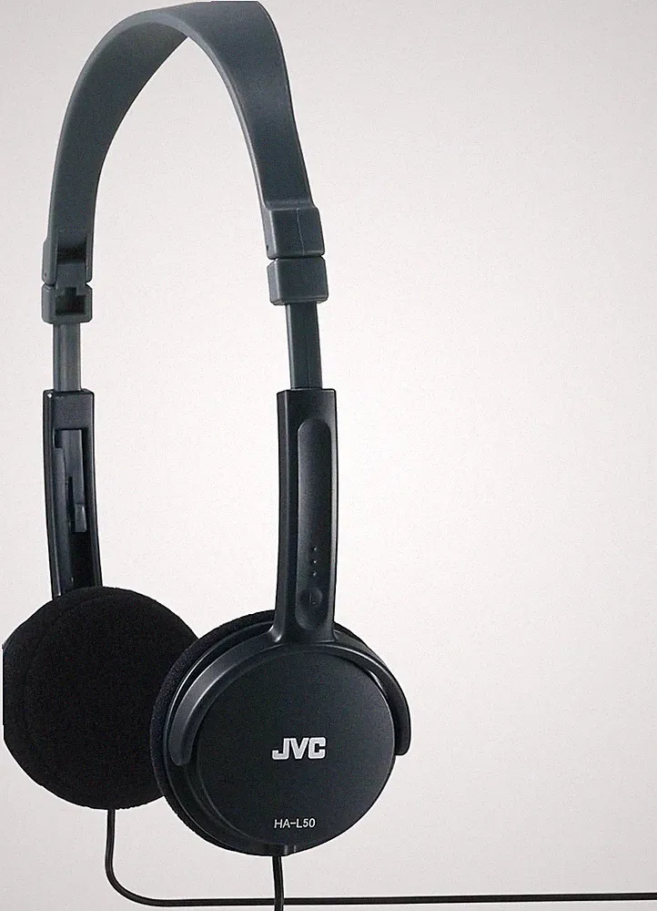 JVC HA-L50-B-E On-Ear Kopfhörer Schwarz Faltbar 3,5mm Klinke Kabel Leicht