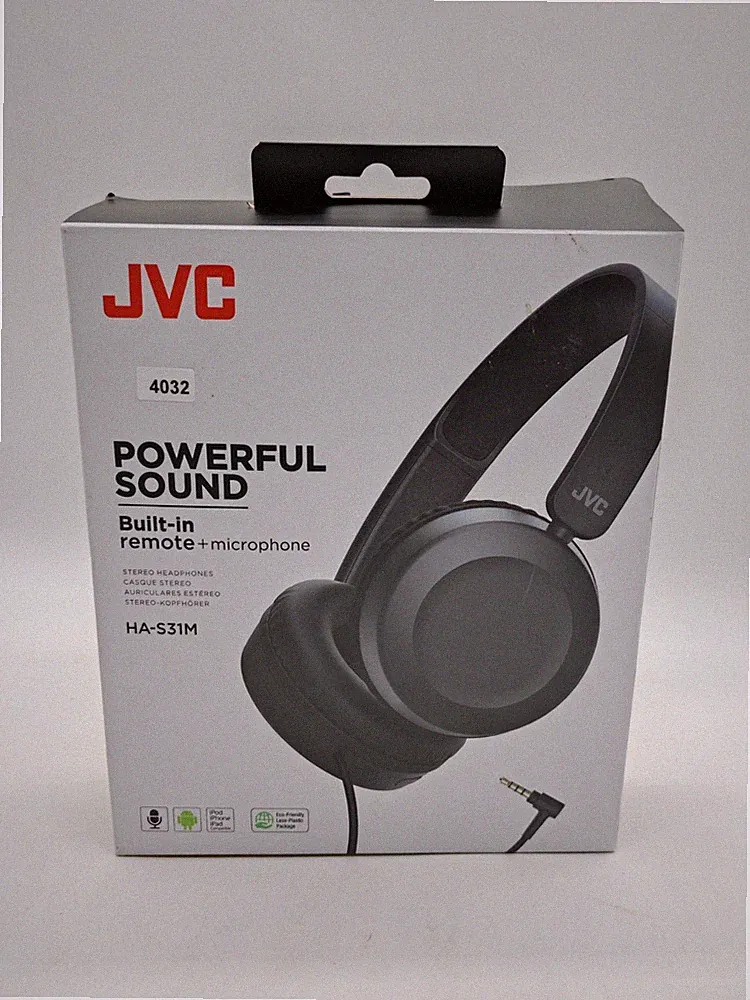 JVC HA-S31M Kopfhörer und Mikrofon, Binaural, Kopfbügel, Blau – Kopfhörer