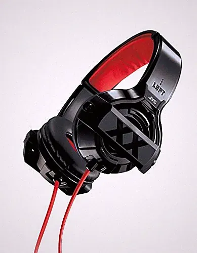 JVC HA-XS10X XX Kopfhörer tiefer Bass Over Ear kabelgebunden schwarz rot Japa...