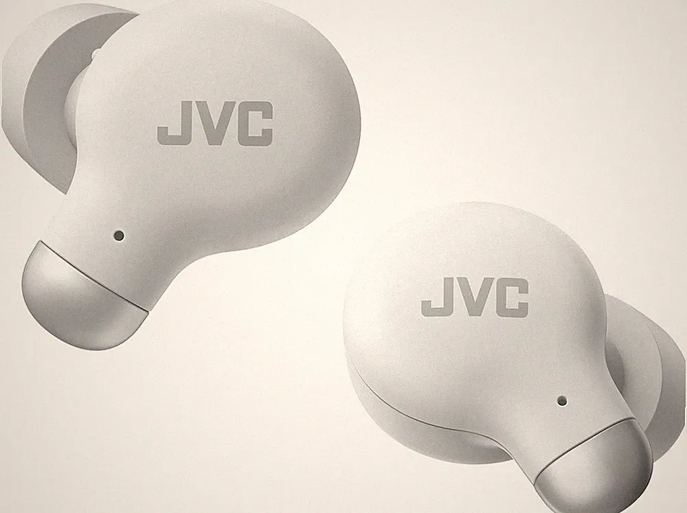 JVC HA-Z250T-W True Wireless Kopfhörer mit aktiver Geräuschunterdrückung, weiche