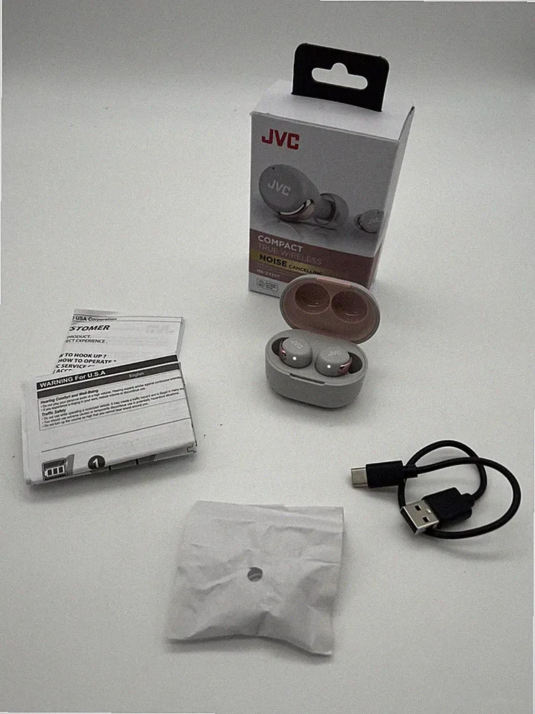 JVC HA-Z330T-P True Wireless In-Ear Kopfhörer ANC rosa mit Bluetooth 5.2