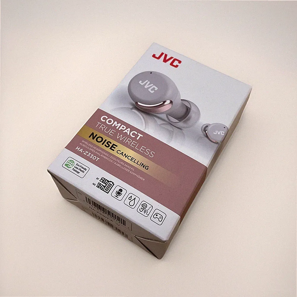 JVC HA-Z330T-P True Wireless In-Ear Kopfhörer ANC rosa mit Bluetooth 5.2
