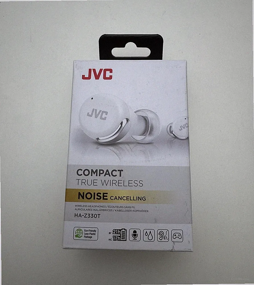 JVC HA-Z330T-W – compact true wireless ANC Bluetooth 5.2 In-Ear Kopfhörer, Weiß