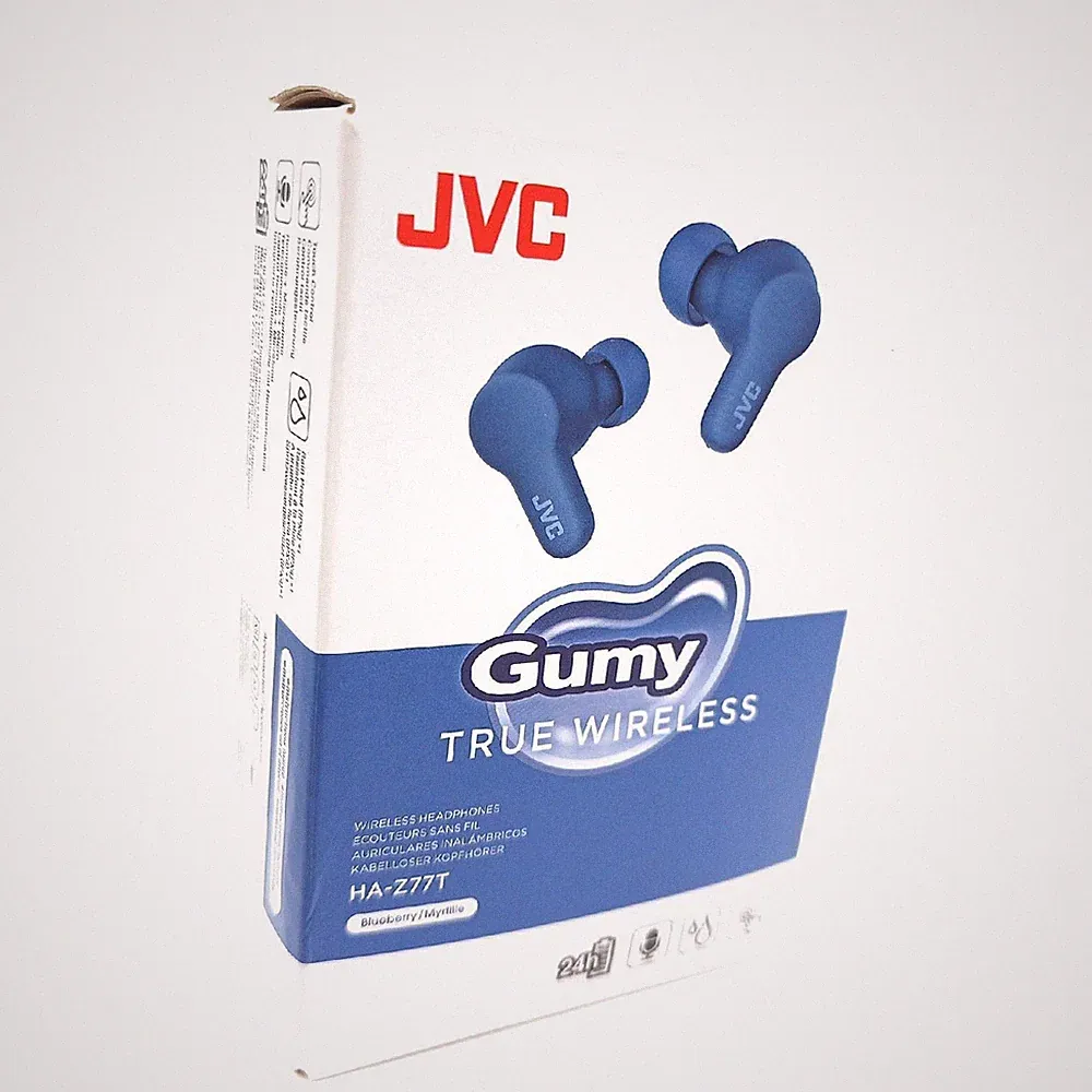 JVC HA-Z77T-A Gumy True Wireless Kopfhörer mit weichen Elastomer Ohrstöpseln 3
