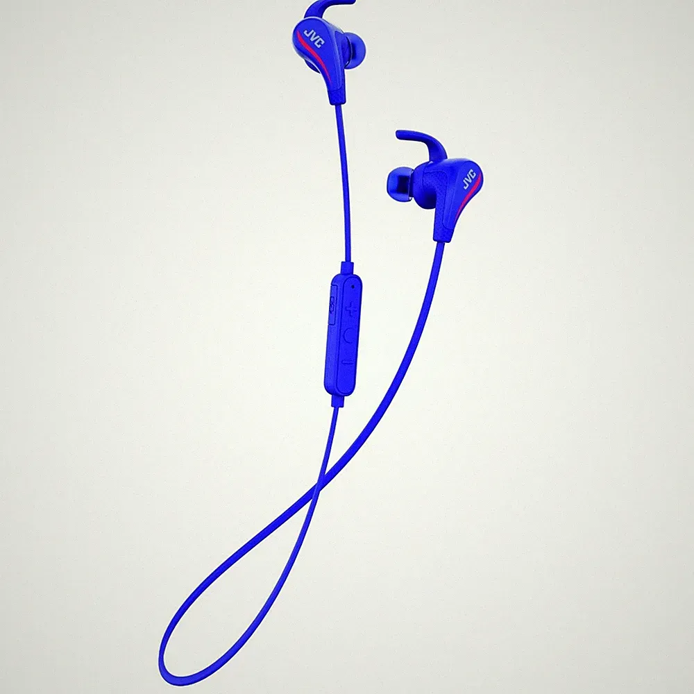 JVC HAET50BTA AE Bluetooth Wireless Kopfhörer mit Pivot Fit Bewegung - Blau