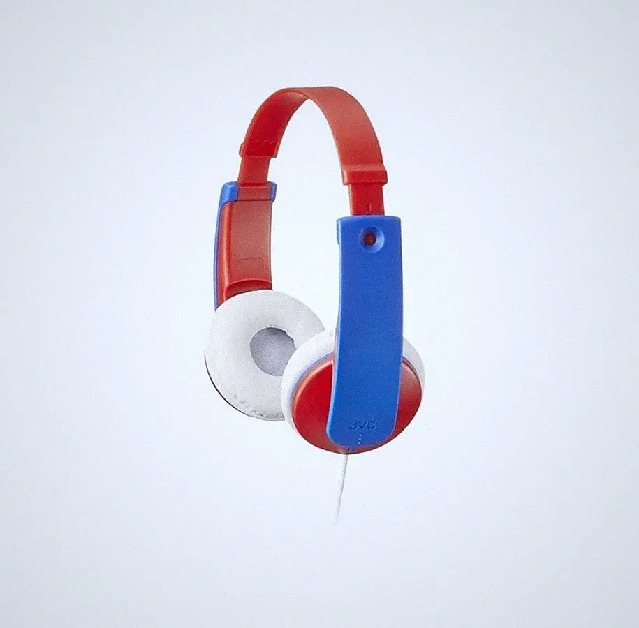 JVC HAKD7RNE On-Ear Kopfhörer (für Kinder, blau-rot) - Ausstellungsstück