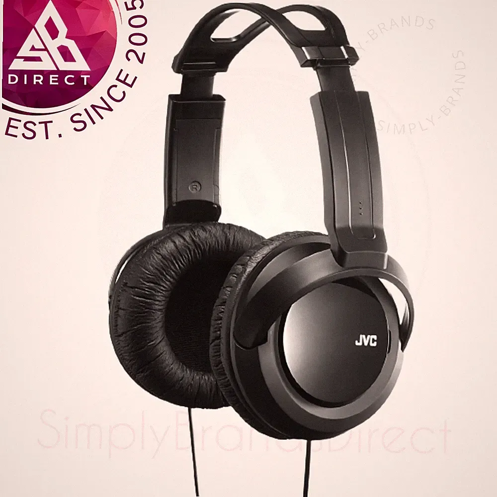 Jvc HARX330 Neue Over-Ear Stereo Kopfhörer Mit Tiefer Bassöffnung Schwarz