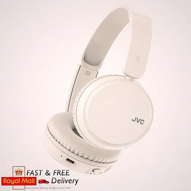 JVC HAS36W-W Kabellose Bluetooth Kopfhörer - Weiß - Hochwertiges Audio