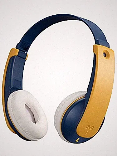 JVC Kenwood HA-KD10W-Y Wireless Bluetooth Kopfhörer für Kinder Gelb bis 16