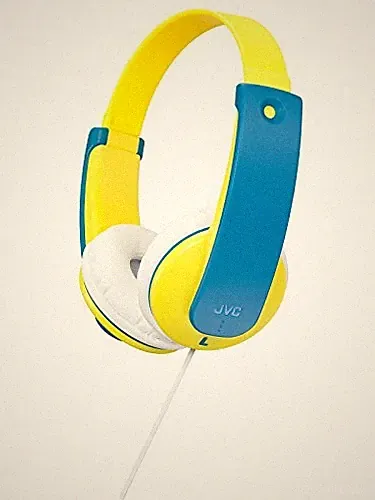 JVC Kenwood JVC geschlossener Kopfhörer für Kinder gelb HA-KS2-Y NEU