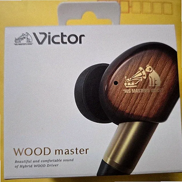 JVC Kenwood Victor Wood Master Kopfhörer In-Ear mit Mikrofon aus JAPAN NEU