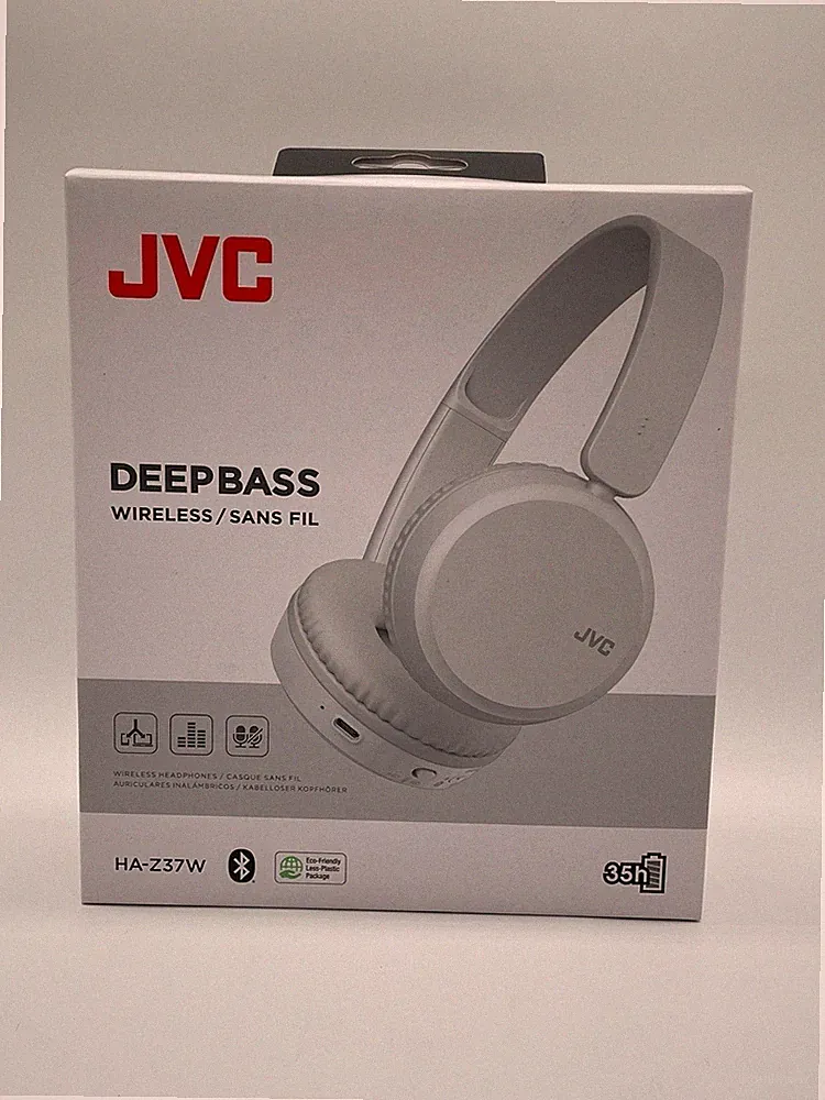 JVC Kopfhörer Deepbass Wireless kabellos weiß