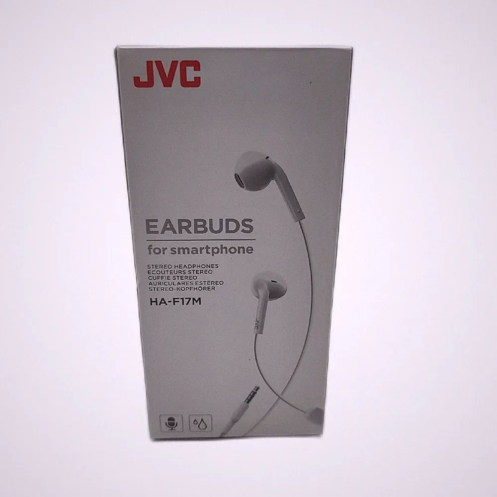JVC Kopfhörer Zubehör Kabel HA F17MWU Weiß kompatibel langlebig robust