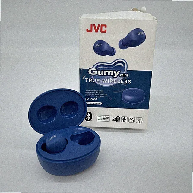 JVC Mini Wireless Gumy Ohrhörer, 3 Klangmodi (Bass/Klar/Normal), wasserdicht (IP
