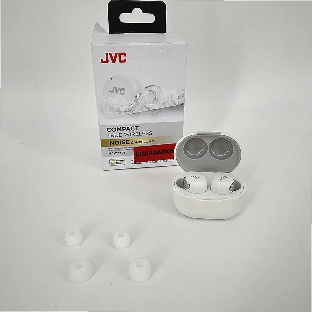 JVC True Wireless-Ohrhörer, aktive Geräuschunterdrückung, leicht, siehe Hinweis