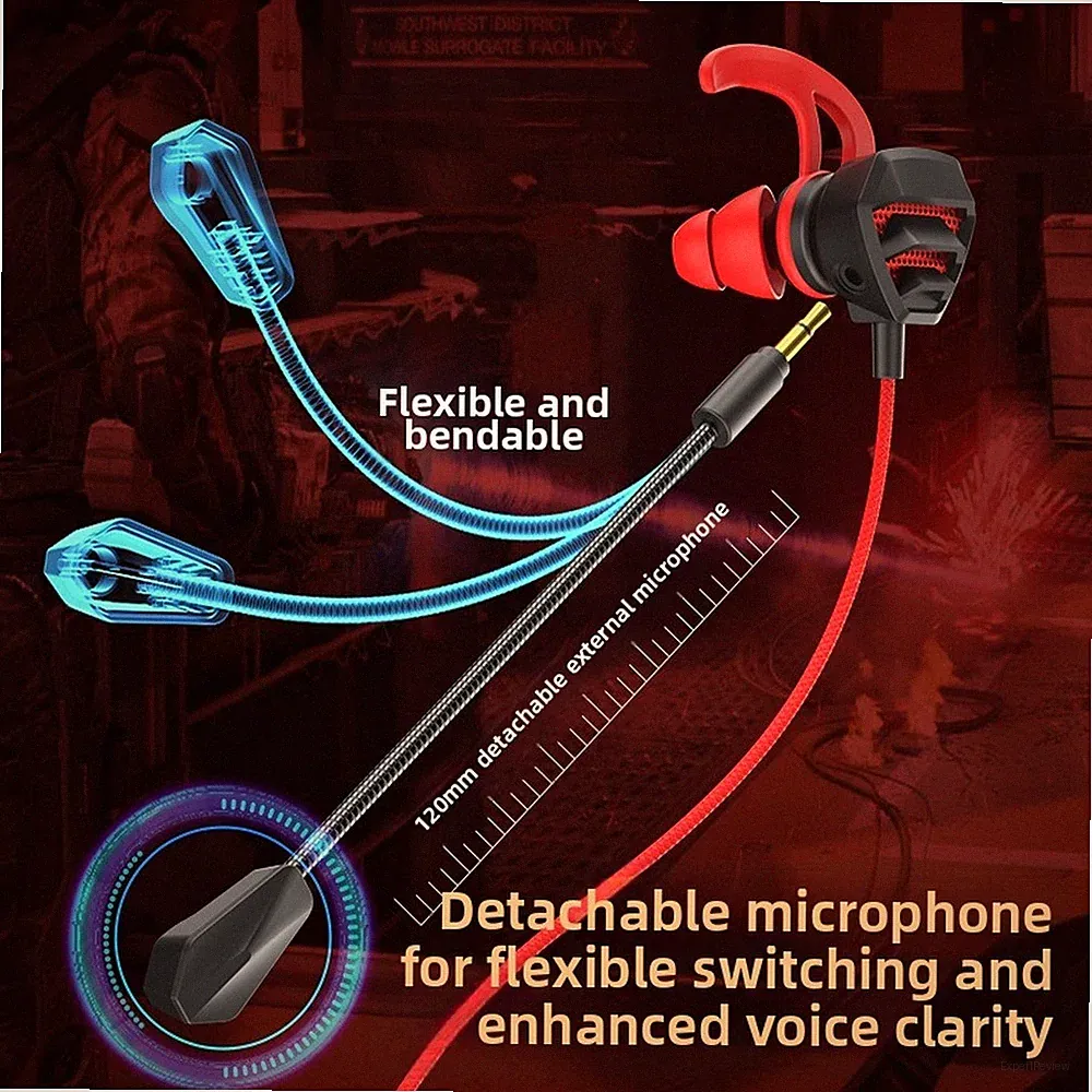 Kabelgebundene Gaming Kopfhörer In-Ear Style 20Hz-20kHz Bereich 16 Ohm für PC