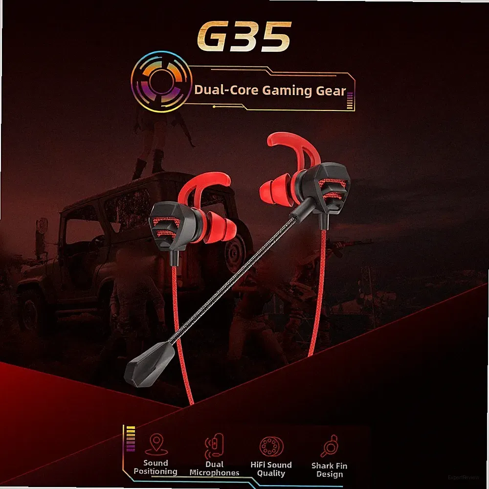 Kabelgebundene Gaming Kopfhörer In-Ear Style 20Hz-20kHz Bereich 16 Ohm für PC