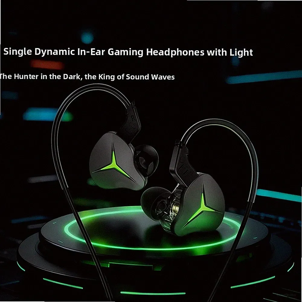 Kabelgebundene Gaming-Kopfhörer mit dynamischem Treiber LED-Licht und Mikrofon