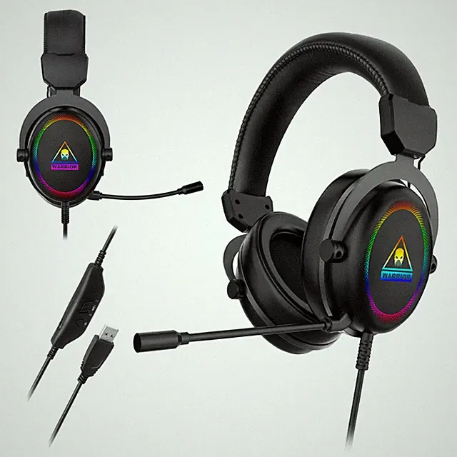 Kabelgebundene Gaming Kopfhörer USB-RGB-Mikrofon Kruger&Matz GH-5