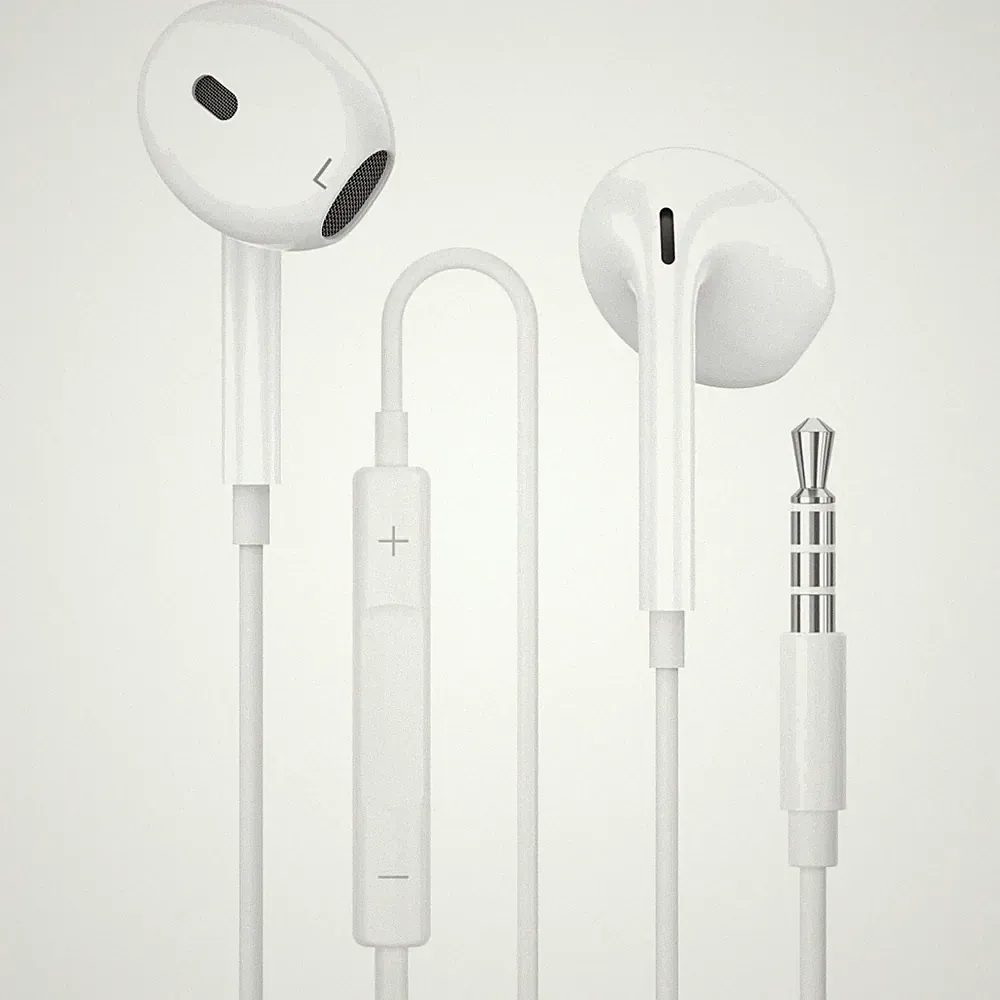 Kabelgebundene In-Ear Kopfhörer 3,5mm Stereo Mikrofon Lautstärkeregler