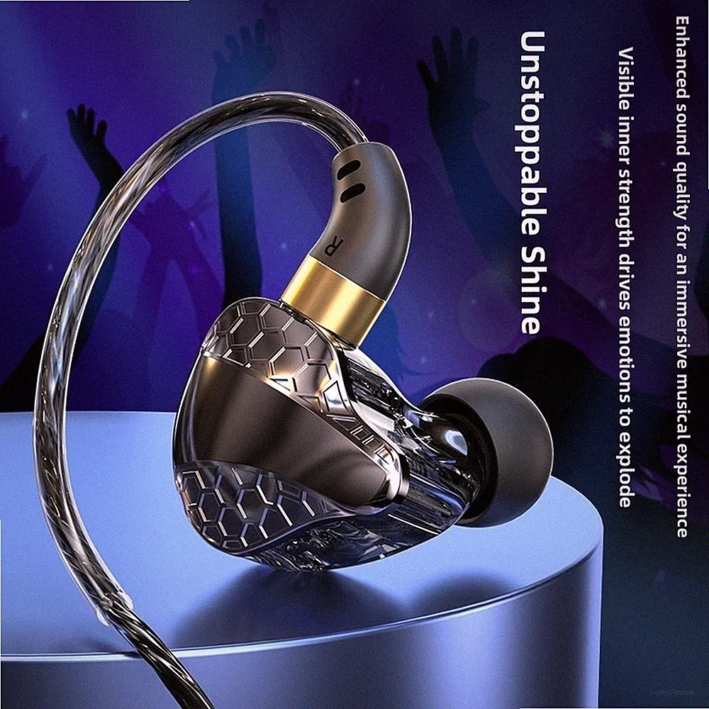Kabelgebundene In Ear Kopfhörer mit Mikrofon und 9D Surround Sound für Gaming