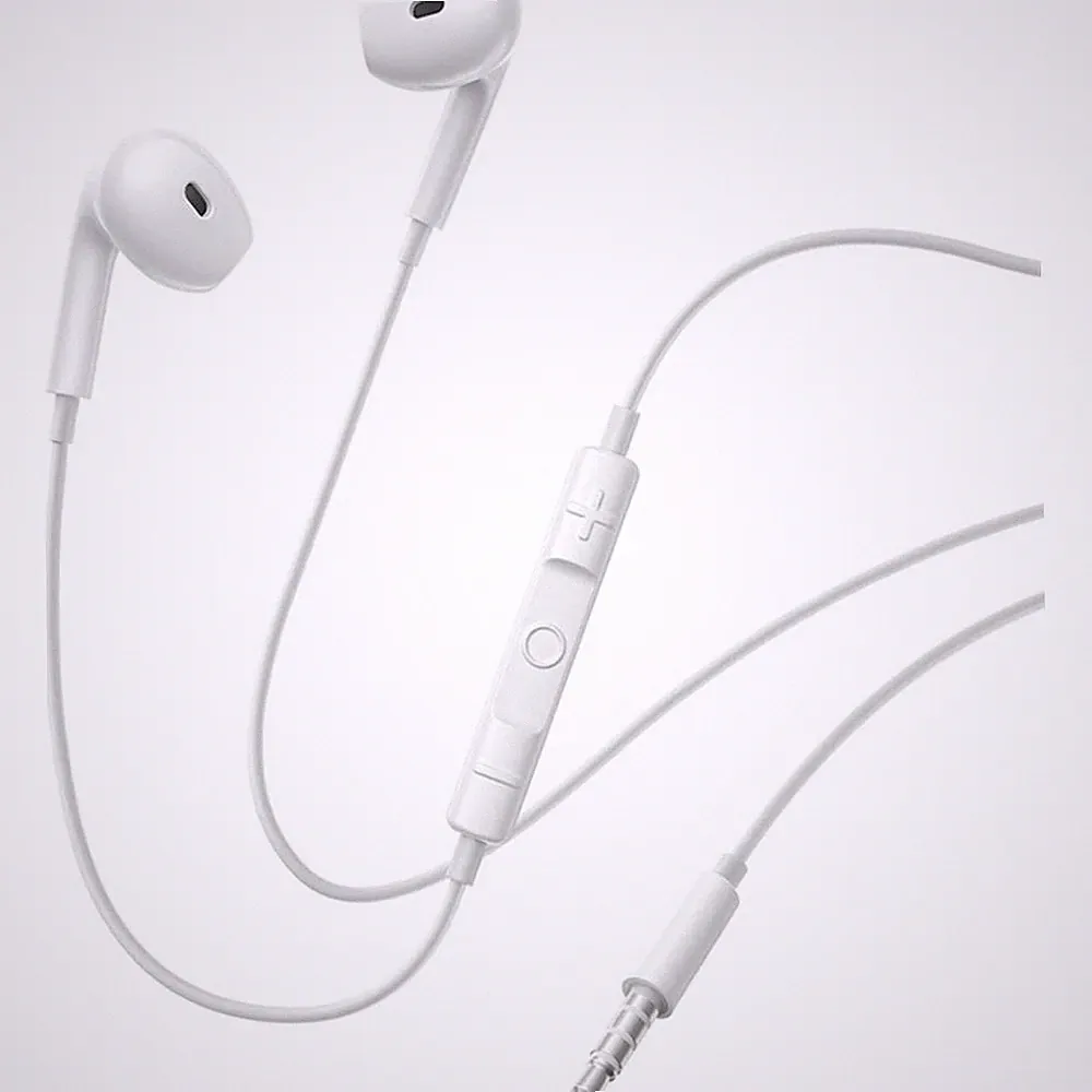 Kabelgebundene In-Ear-Kopfhörer mit Mini-Jack 3,5 mm Baseus Kopfhörer Weiß
