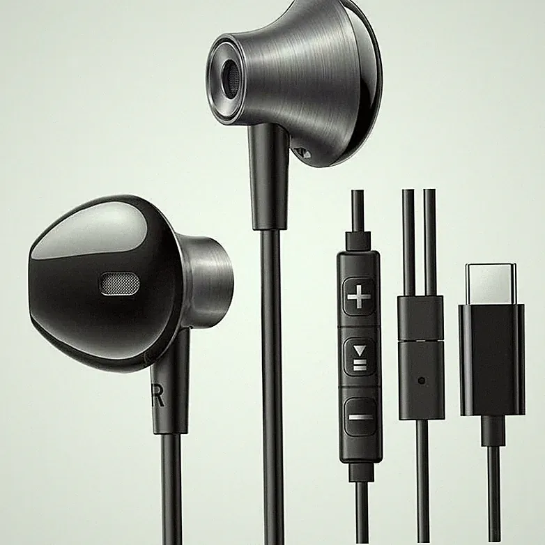 Kabelgebundene In-Ear-Kopfhörer mit USB-C Ugreen Kopfhörer Schwarz