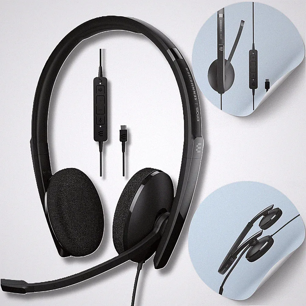 Kabelgebundene Kopfhörer mit Mikrofon Epos SENNHEISER Adapt 160T USB-C