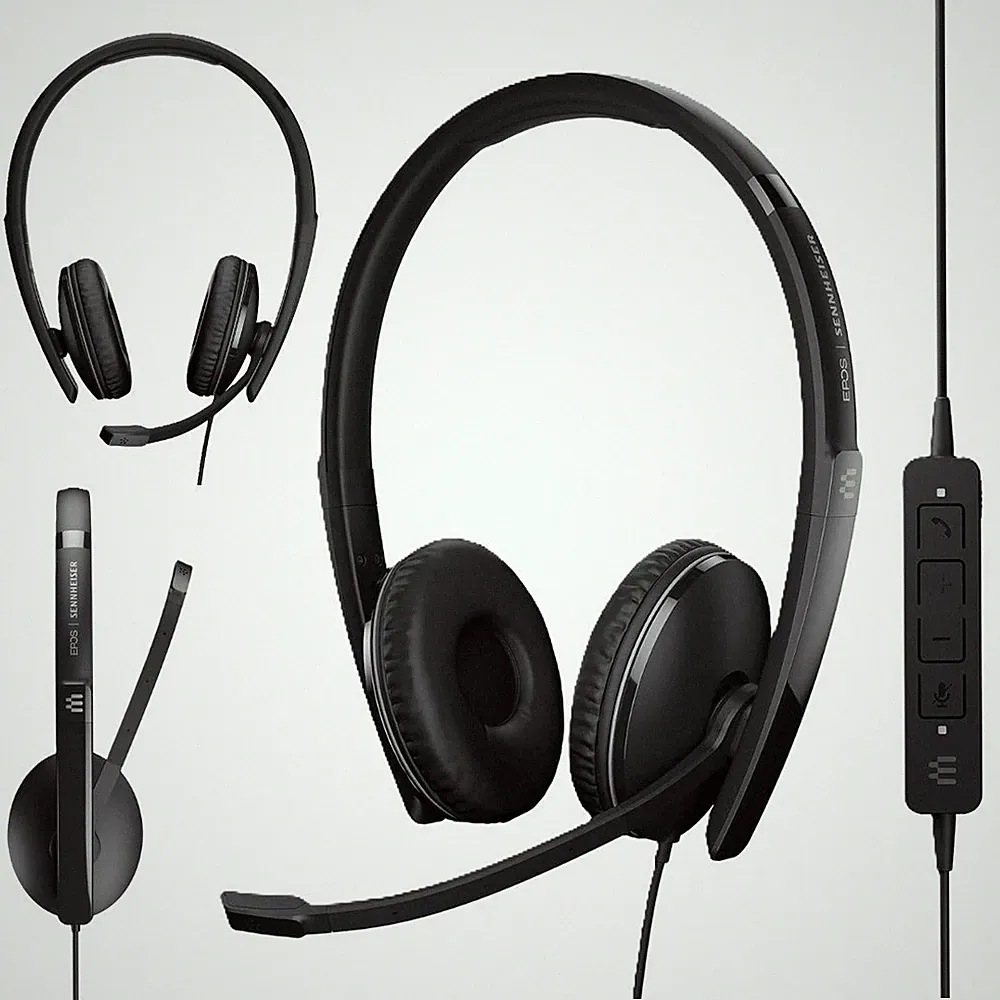 Kabelgebundene Kopfhörer mit Mikrofon Sennheiser ADAPT 160 ANC USB