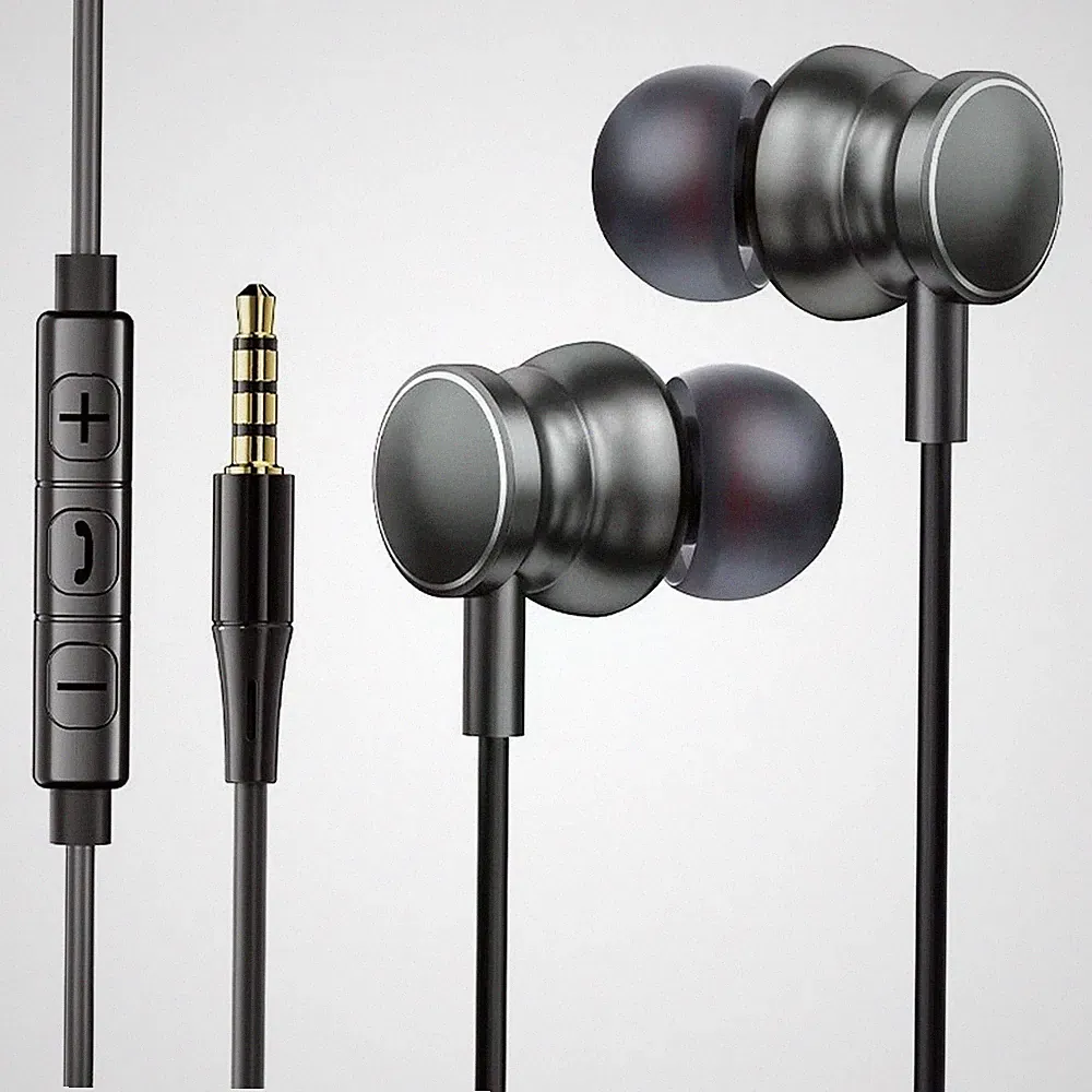 Kabelgebundene Ohrhörer mit Mikrofon für Smartphones 102 dB Empfindlichkeit Au