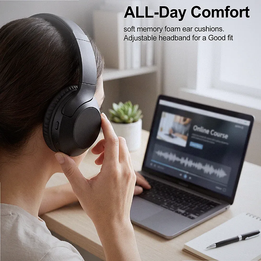 Kabelgebundener Bluetooth-Over-Ear-Kopfhörer Mit 40-mm-Treiber HiFi-Stereo-Sound