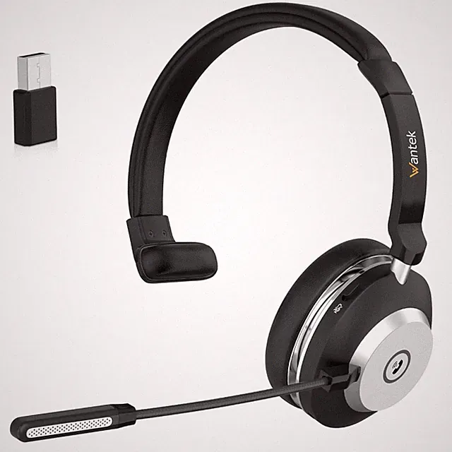 Kabellos Kopfhörer Mikrofon USB Dongle Bluetooth Headset für PC/Laptop/Handys