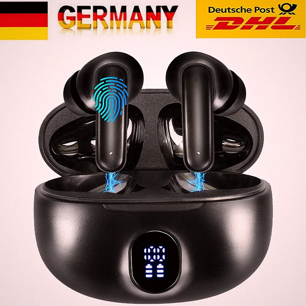 Kabellos Sport Bluetooth Kopfhörer, In Ear Bluetooth 5.3 Kopfhörer für Handy