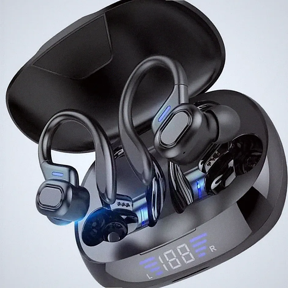 Kabellos Sport Bluetooth Kopfhörer, Open Ear Kopfhörer Bluetooth 5.4 Kopfhörer