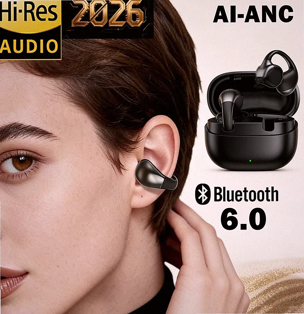 Kabellos Sport Bluetooth Kopfhörer, Open Ear Kopfhörer Bluetooth 6.0 Kopfhörer