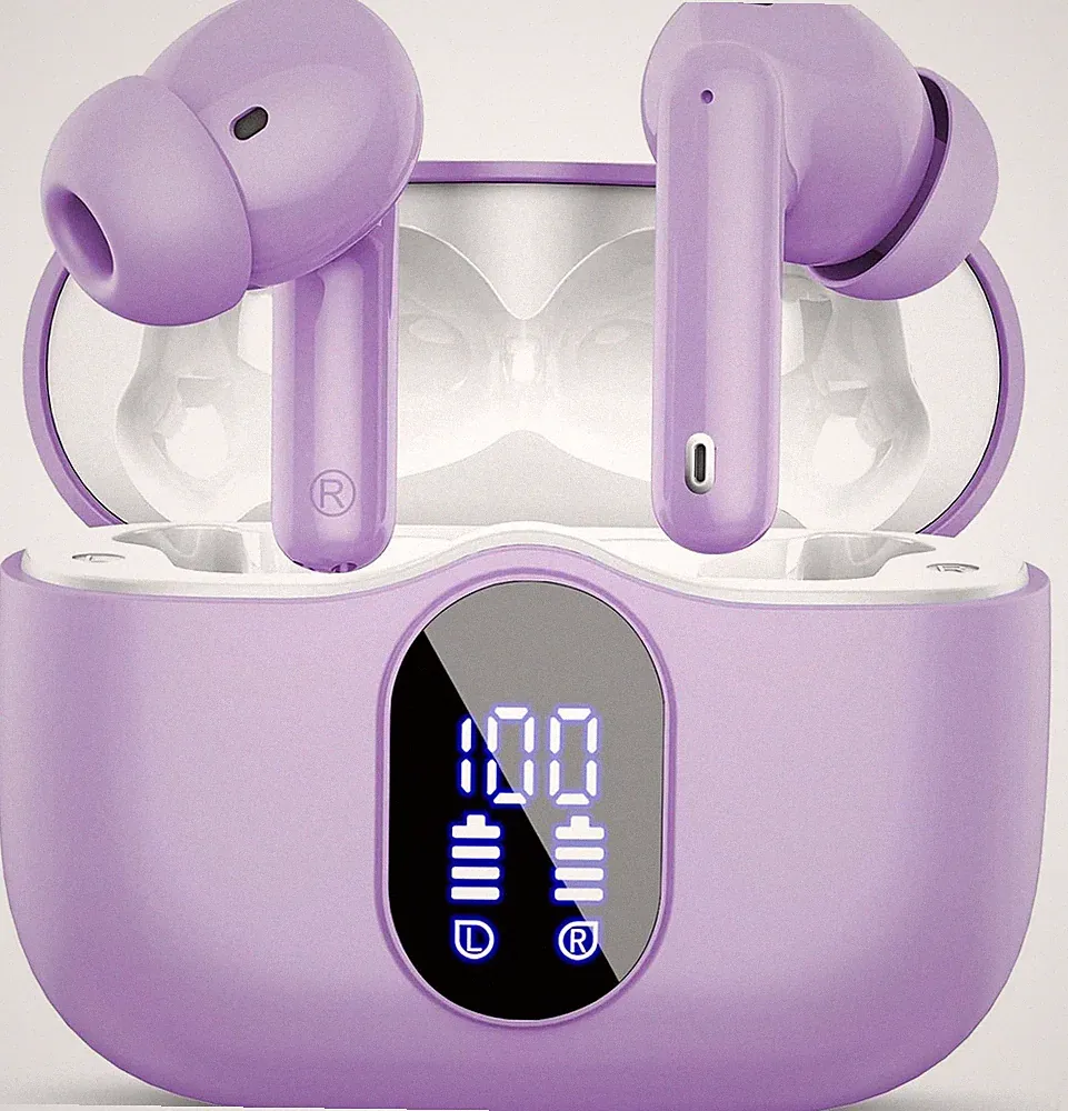 Kabellose Bluetooth Kopfhörer 5.4 Tiefer Bass Ohrhörer für Musik und Sport