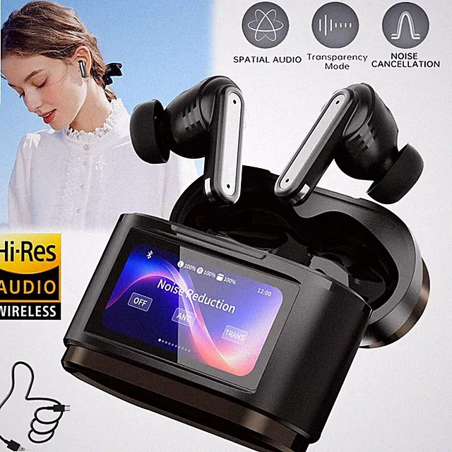 kabellose Bluetooth-Kopfhörer In-Ear-Bluetooth-Kopfhörer Touchscreen Ladebox