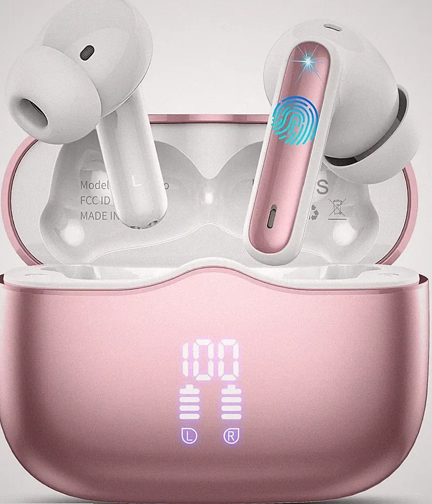 Kabellose Bluetooth Kopfhörer, In Ear Kopfhörer Bluetooth 5.4 mit 4 ENC Noise Ca