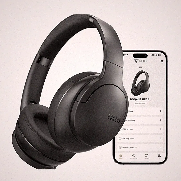 Kabellose Bluetooth Kopfhörer Over Ear 90 Std Akku EQ Modi HiFi Sound Mikrofon