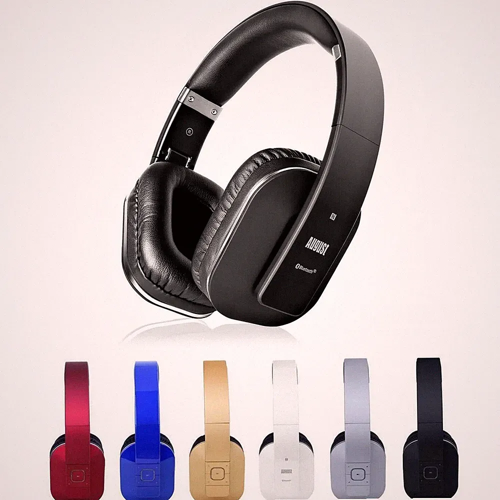 Kabellose Bluetooth Kopfhörer Wiederaufladbar NFC Komfort - August EP650