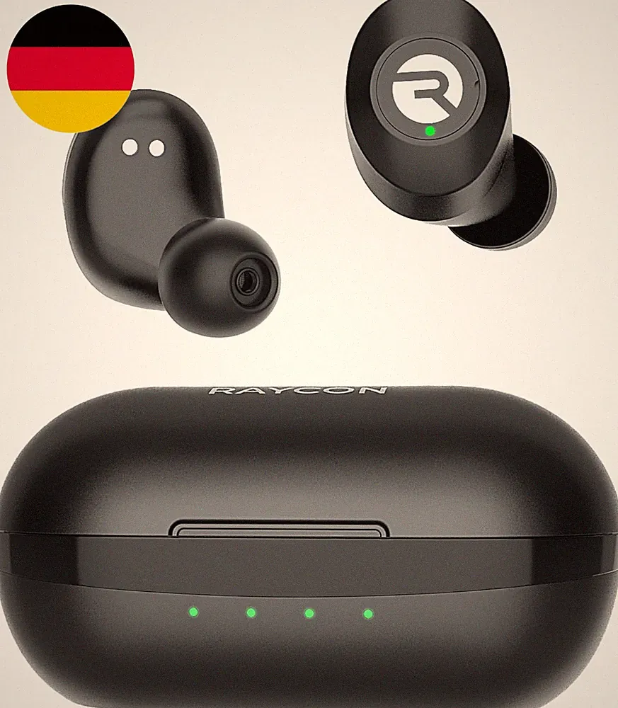 Kabellose Bluetooth Ohrhörer In-Ear | 32h Akku | Mikrofon | Stereo | True Wirele