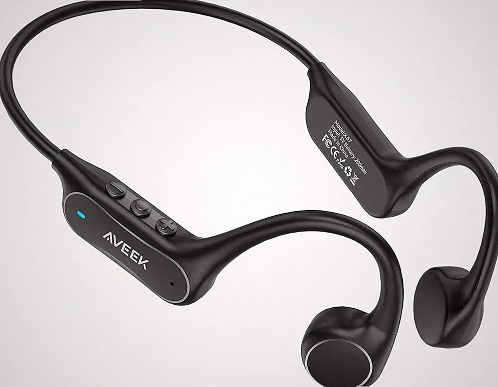 Kabellose Knochenleitung-Kopfhörer für Sport mit Bluetooth 6.0, IPX5